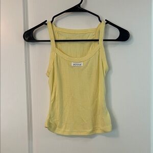 Athiral from SHEIN Light Yellow Tank Top